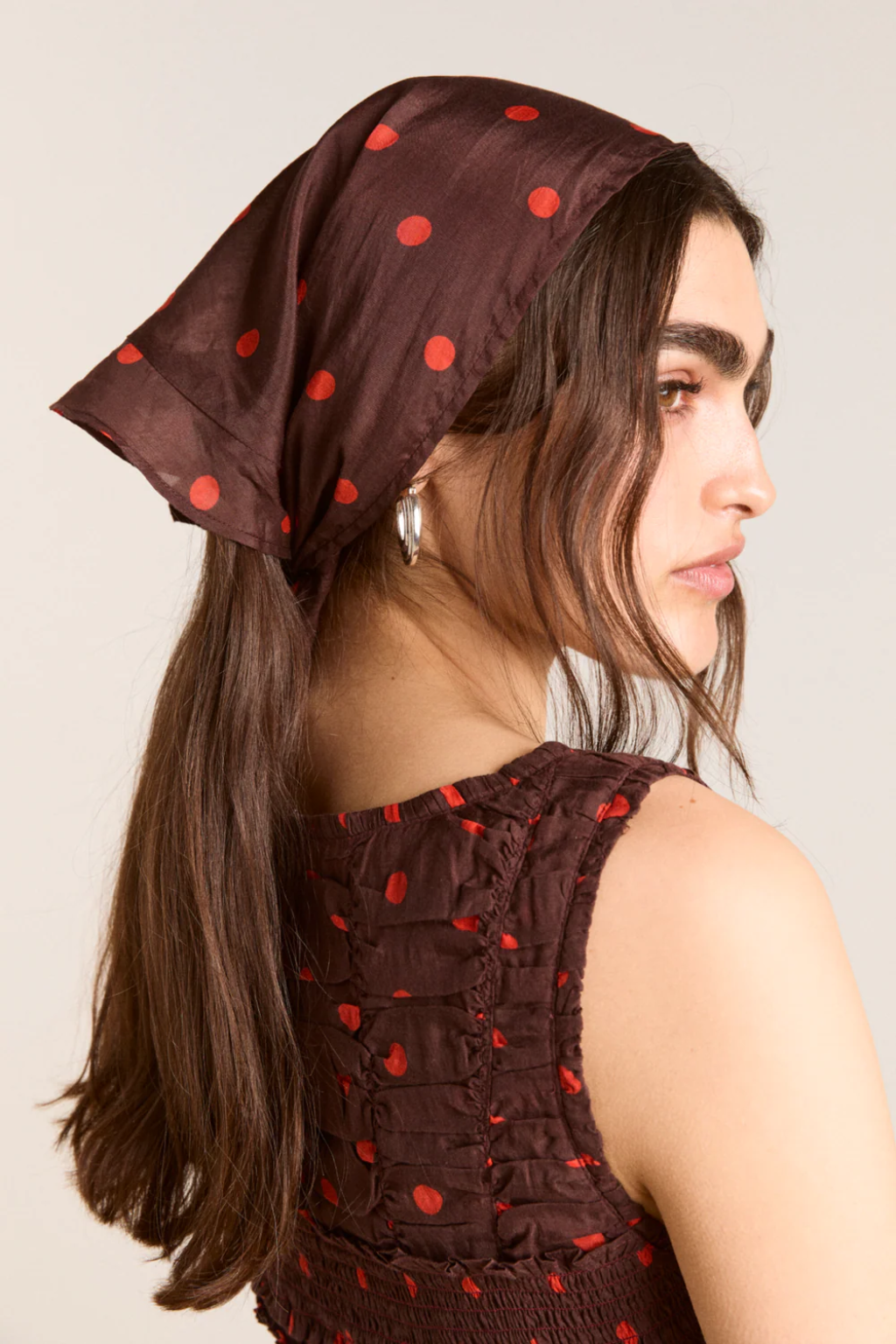 Sheer Spotty Headscarf