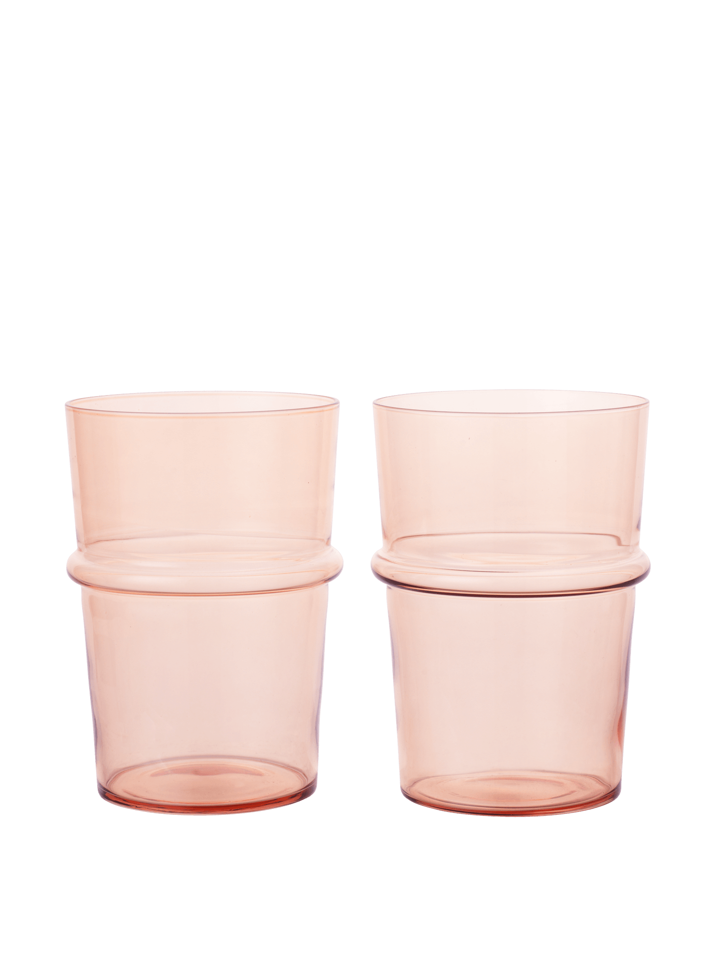 Boya Tall Glass Set of 2 - Blush