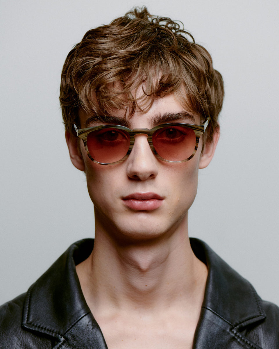 Bate Sunglasses - Striped Horn