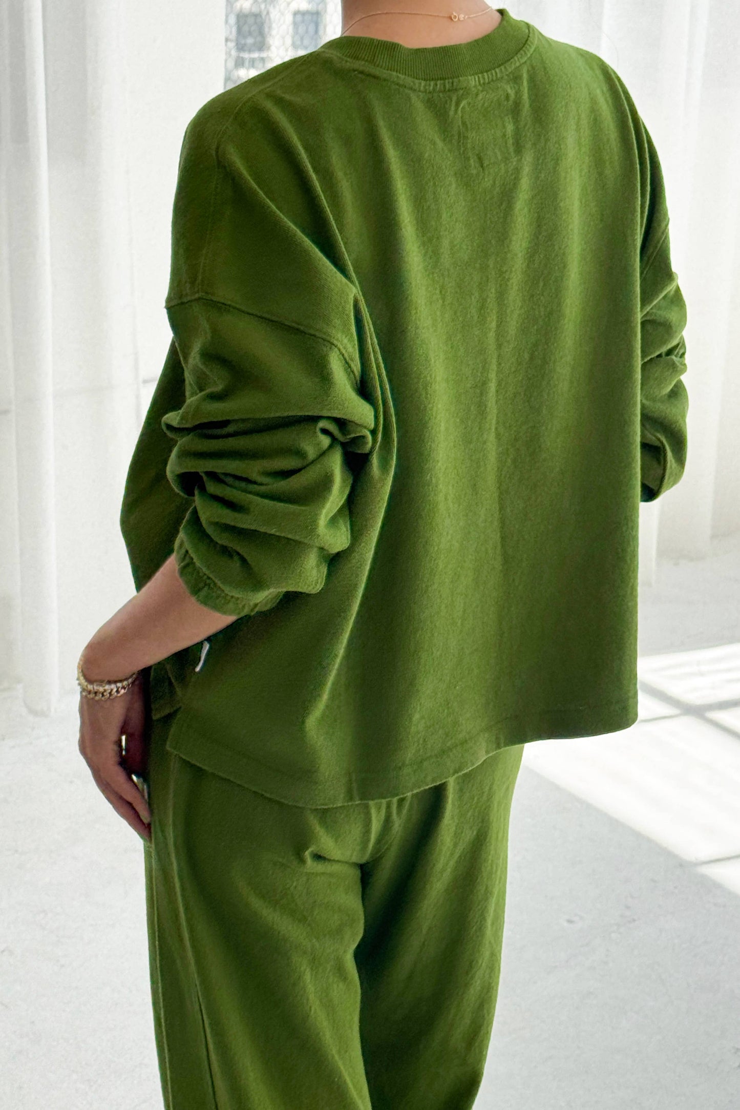 Naturelle Tee - Collard Green
