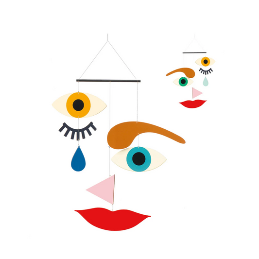 Wooden Mobile- Expression