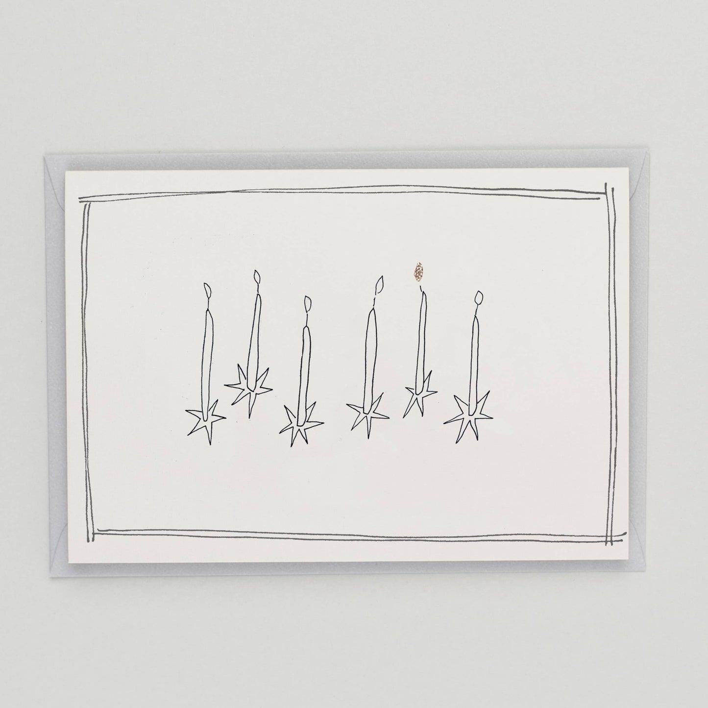 Birthday Candles - Hand Finished Card