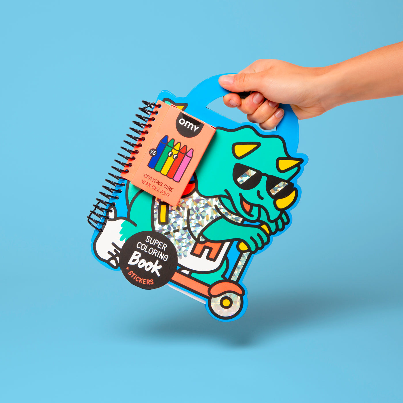 Super Colouring Book & Stickers - Dino