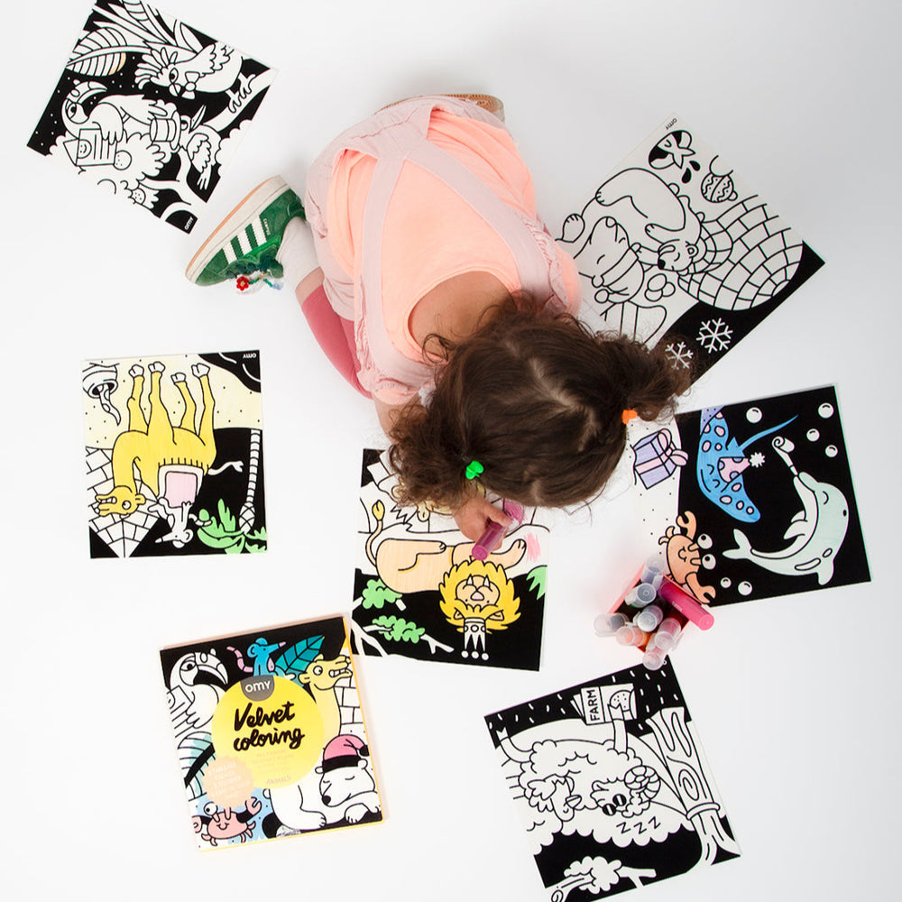 Velvet Colouring - Animals