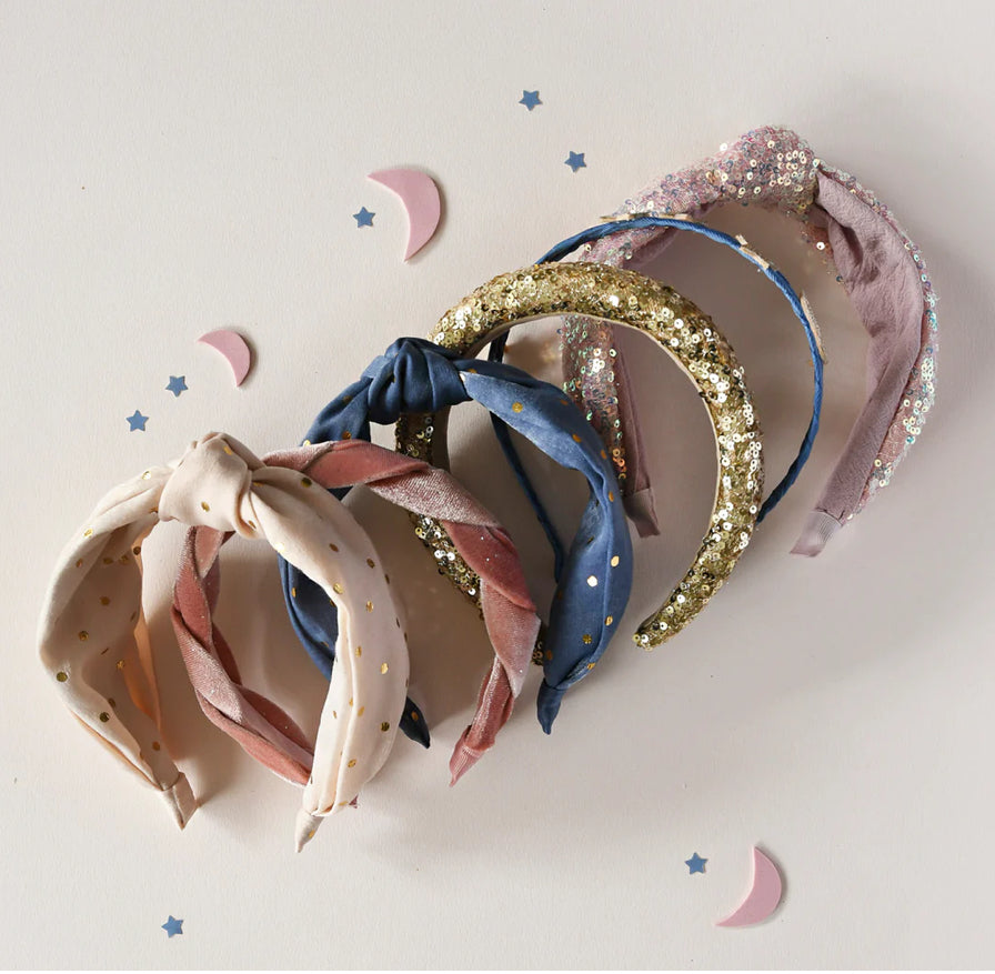 Sparkle Velvet Twisted Headband