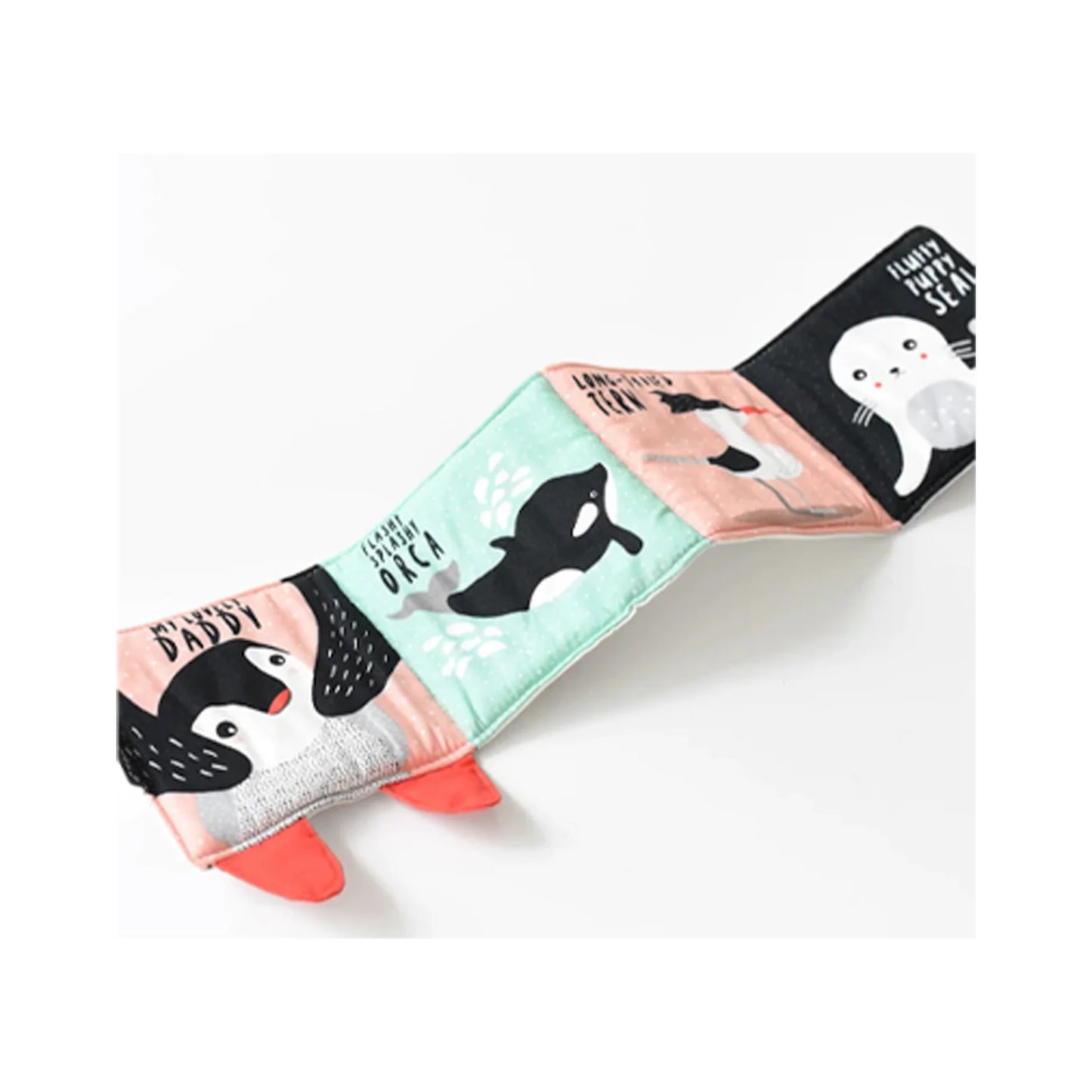 Pitter Patter Penguin Soft Cloth Baby Book