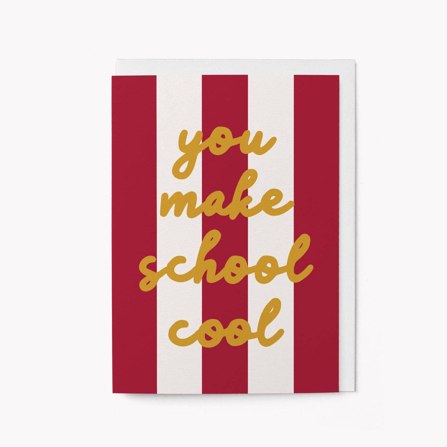 You make school cool - Teacher Card: English / Cello free