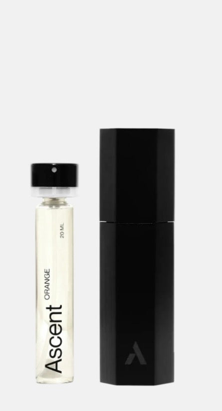 Ascent Refillable Perfume Starter Pack - Black / Orange