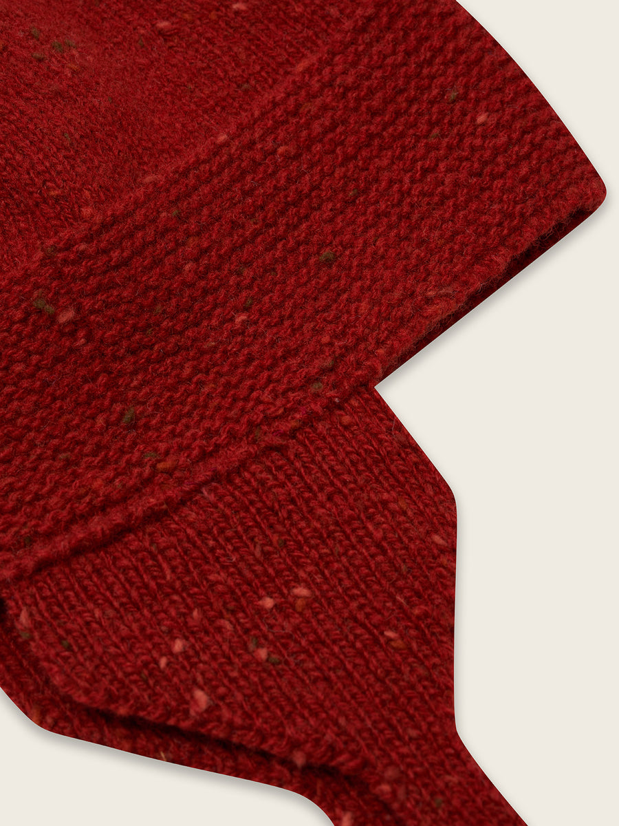 Paprika Contrast Tassel Hat