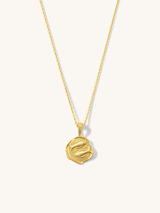 Pisces Zodiac Necklace