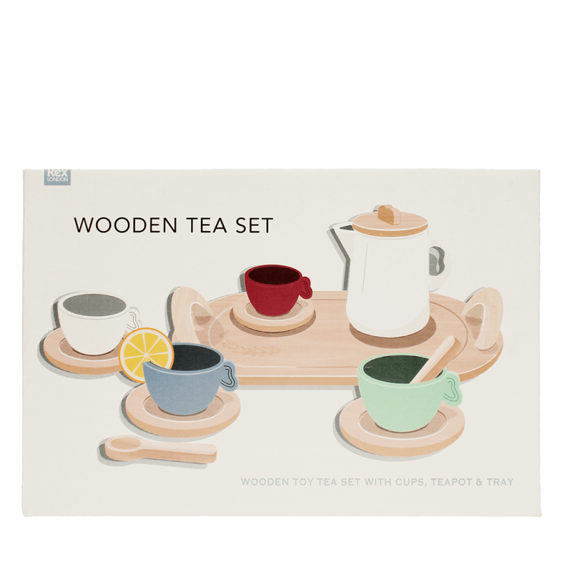 Wooden Tea Set