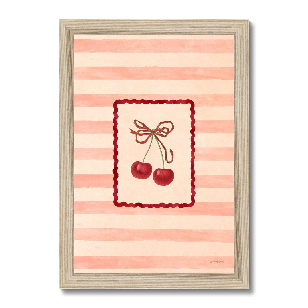 Cherry Fine Art Print - Framed