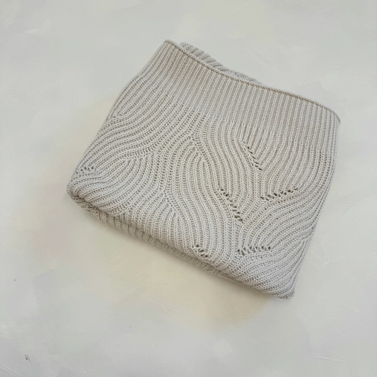 Oatmeal Coral Blanket