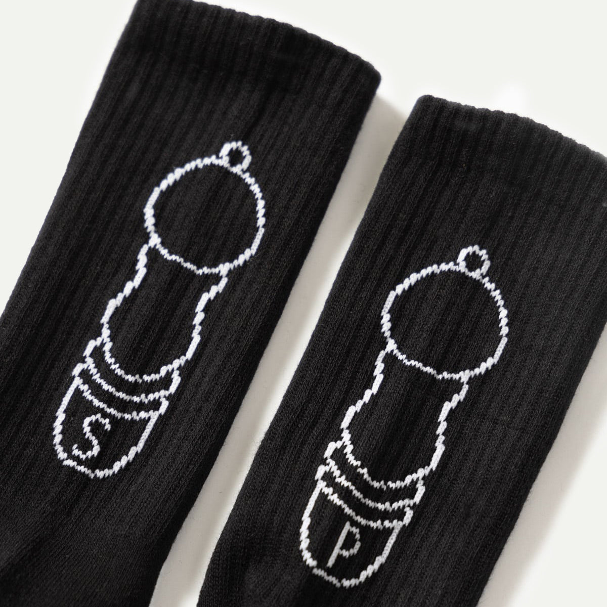 Salt & Pepper Socks - Black