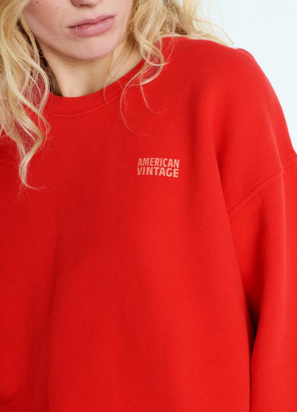 Sweatshirt Izubird - Vintage Strawberry