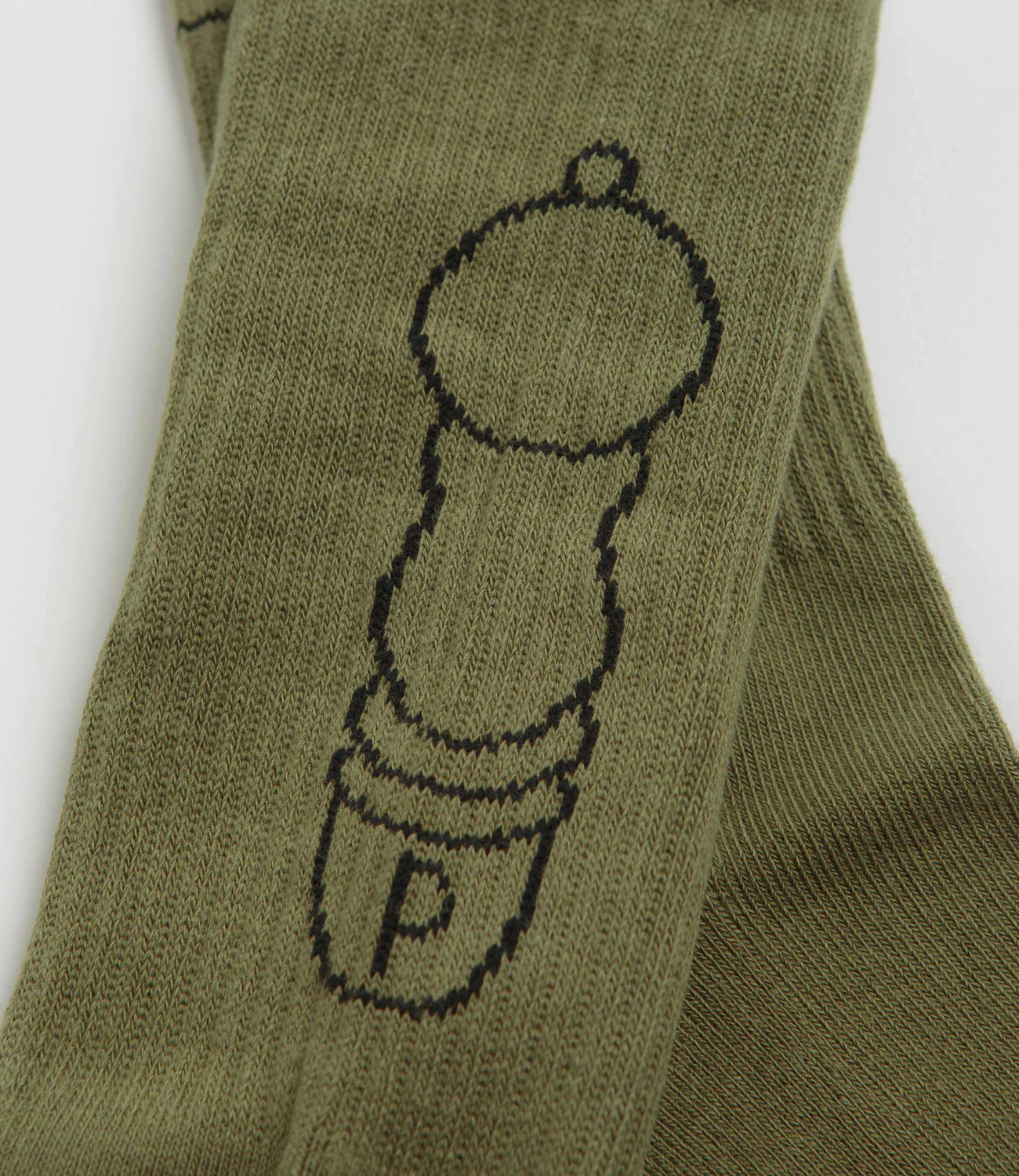 Salt & Pepper Socks - Olive