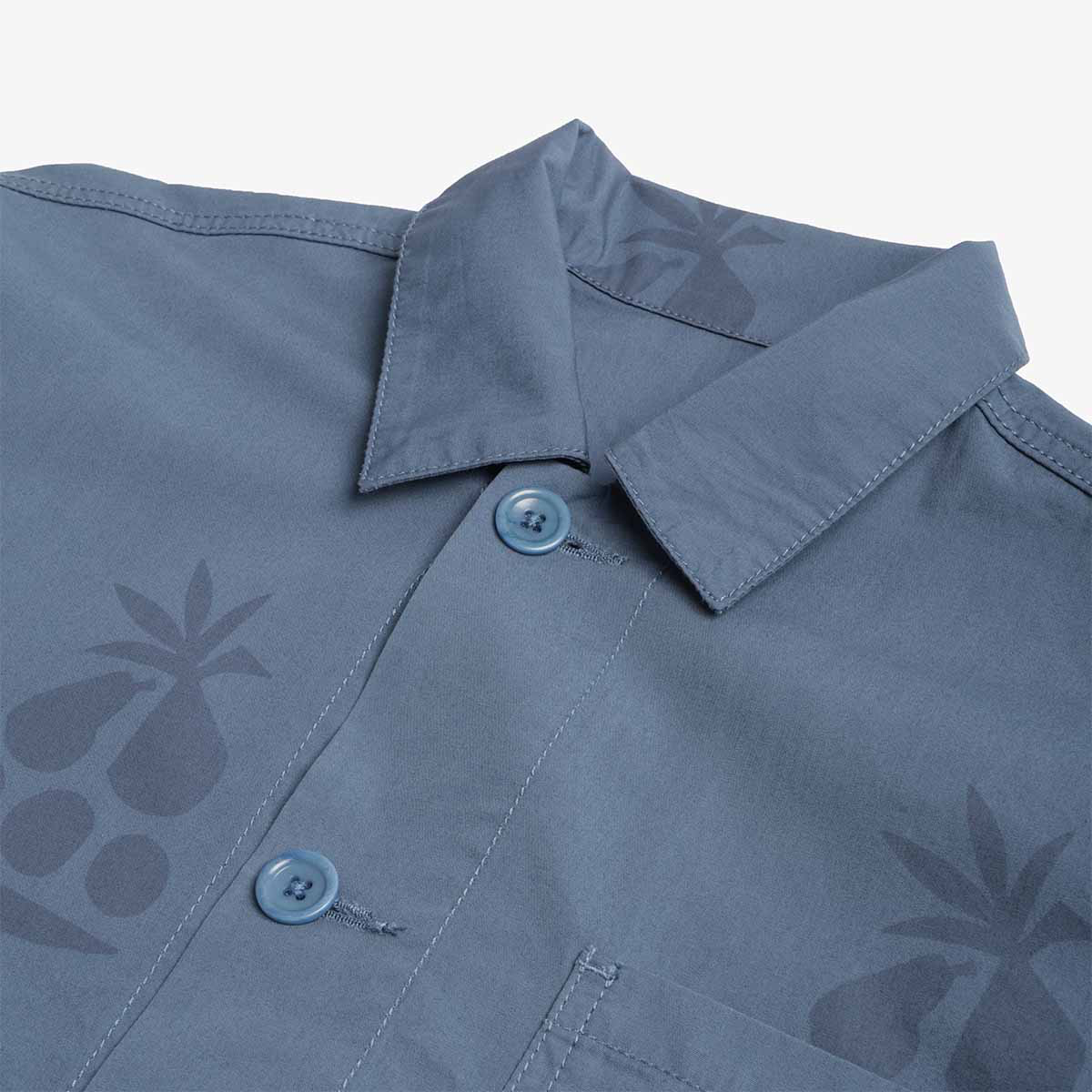 Nourish Printed Chore Shirt - Slate