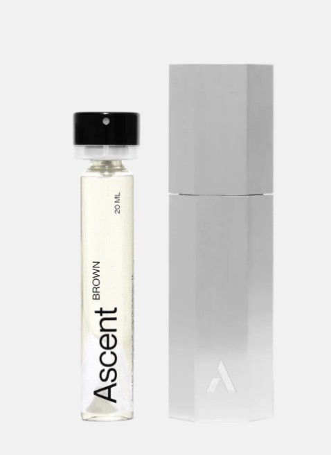 Ascent Refillable Perfume Starter Pack - Silver / Brown