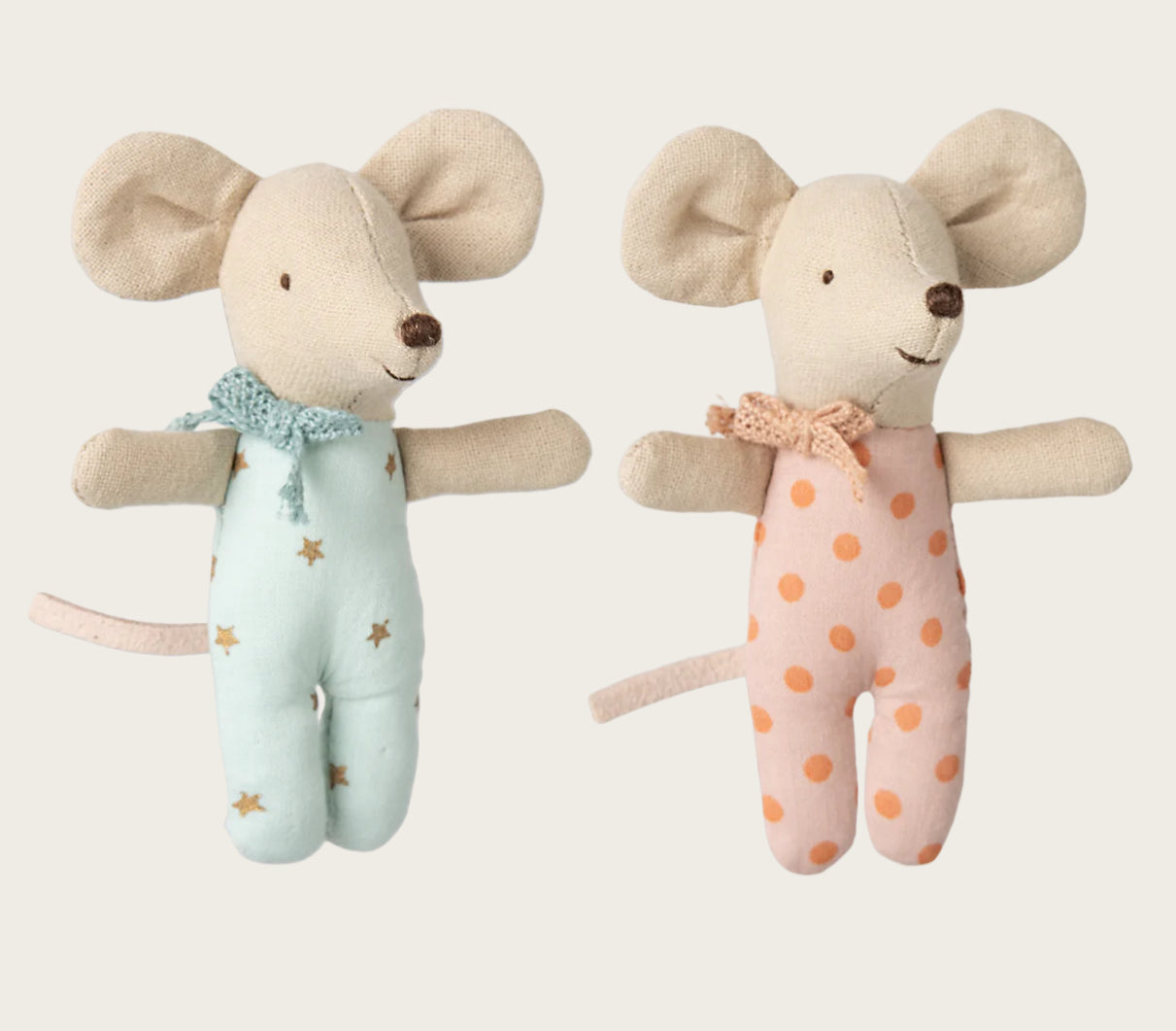 Twin Baby Matchbox Mice