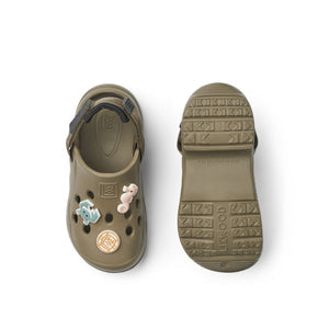 Milas Sandals - Khaki / Black