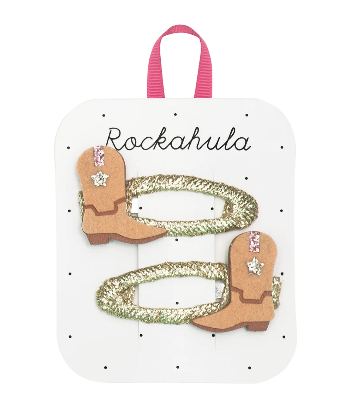 Cowgirl Boots Hair Clips