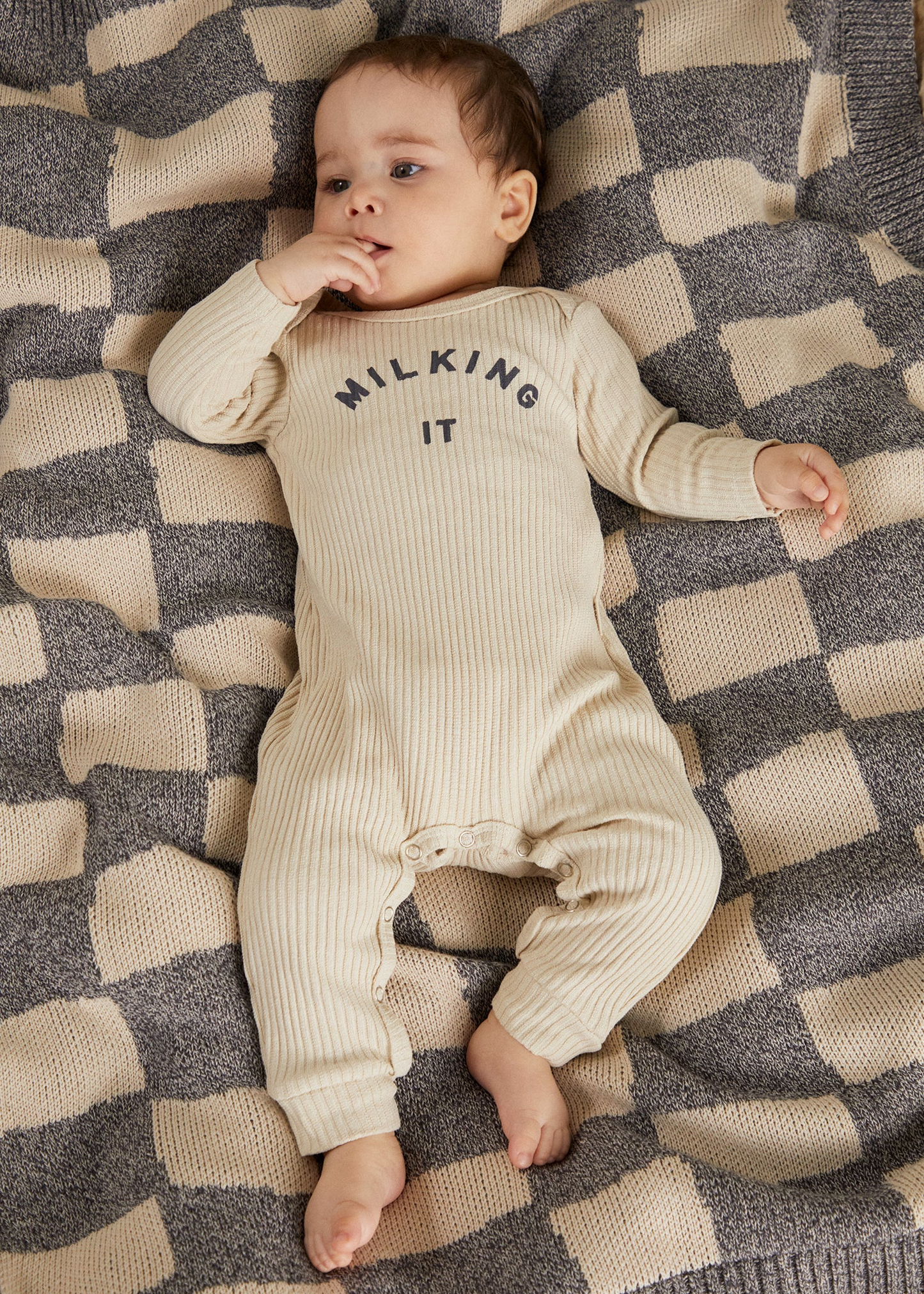 Phoenix Check Blanket - Midnight