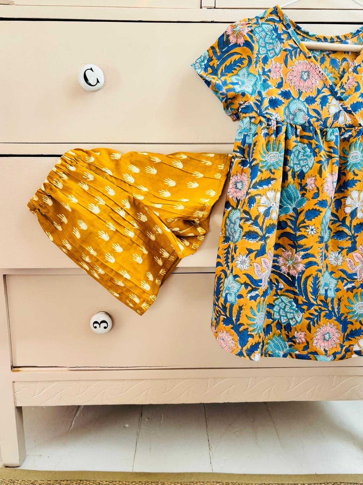 Hand Block Print - Shorts
