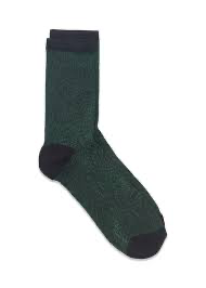 Dina Solid Glittersock - Botanical Garden