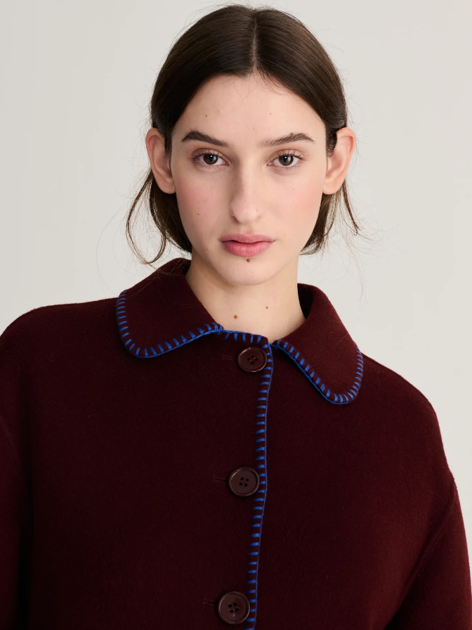 Handmade Jacket - Burgundy