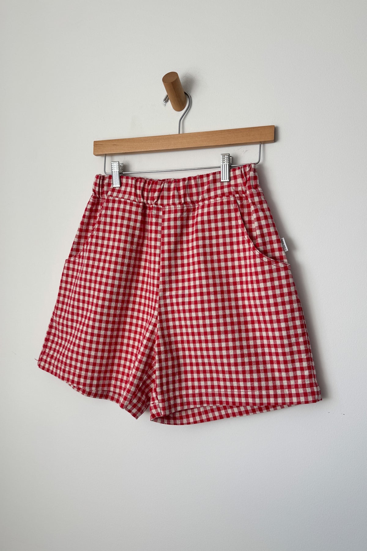 City Short - Red Gingham