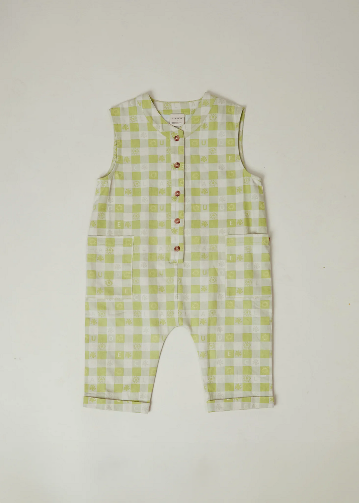 Charlie Gingham Overall