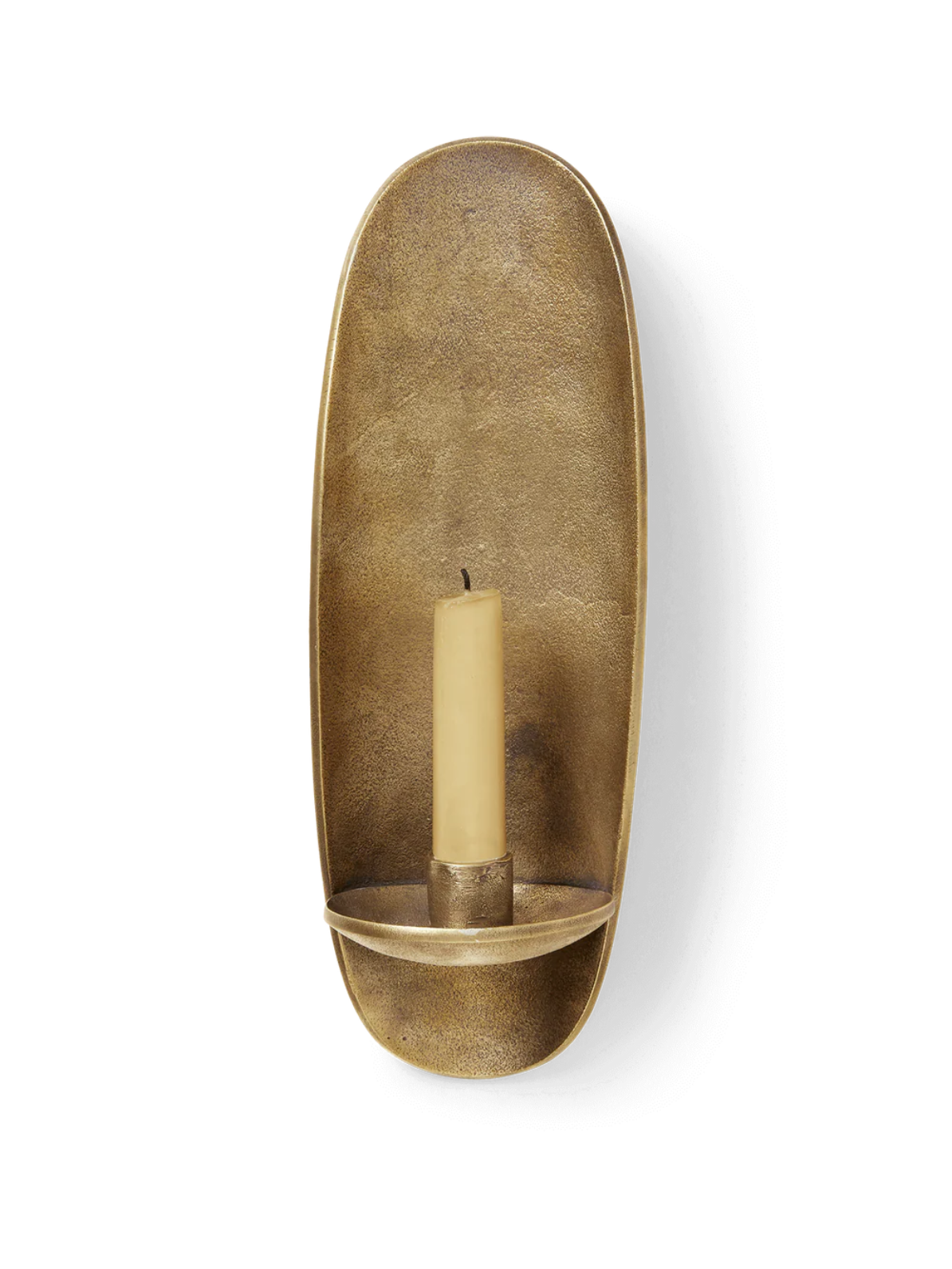 Agapé Wall Candle Holder - Brass Finish