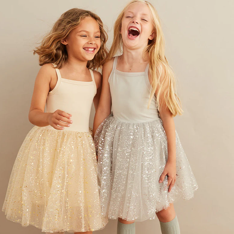 Silver Sparkle Party Dress
