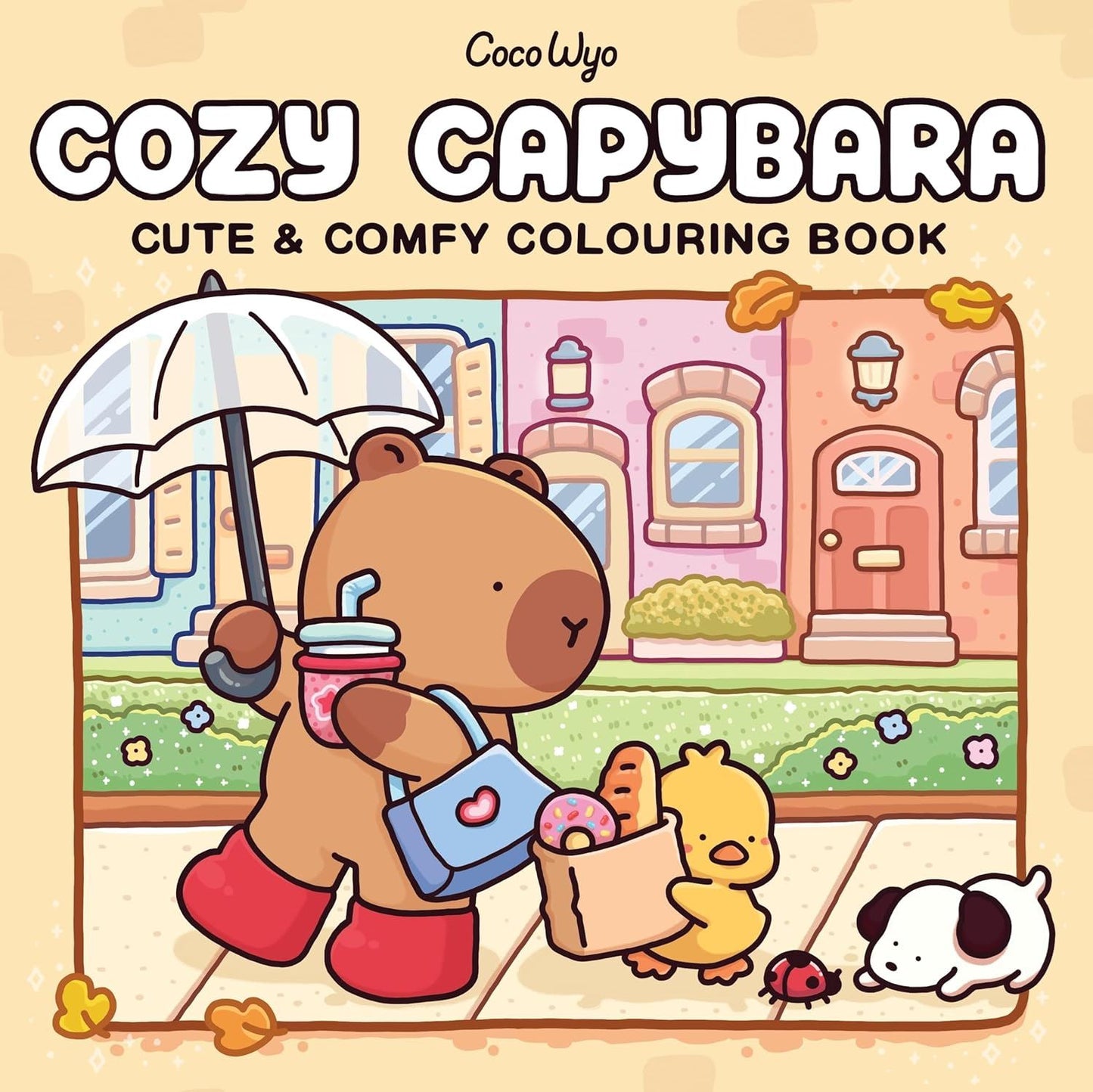 Cozy Capybara: Cute & Comfy Colouring Book