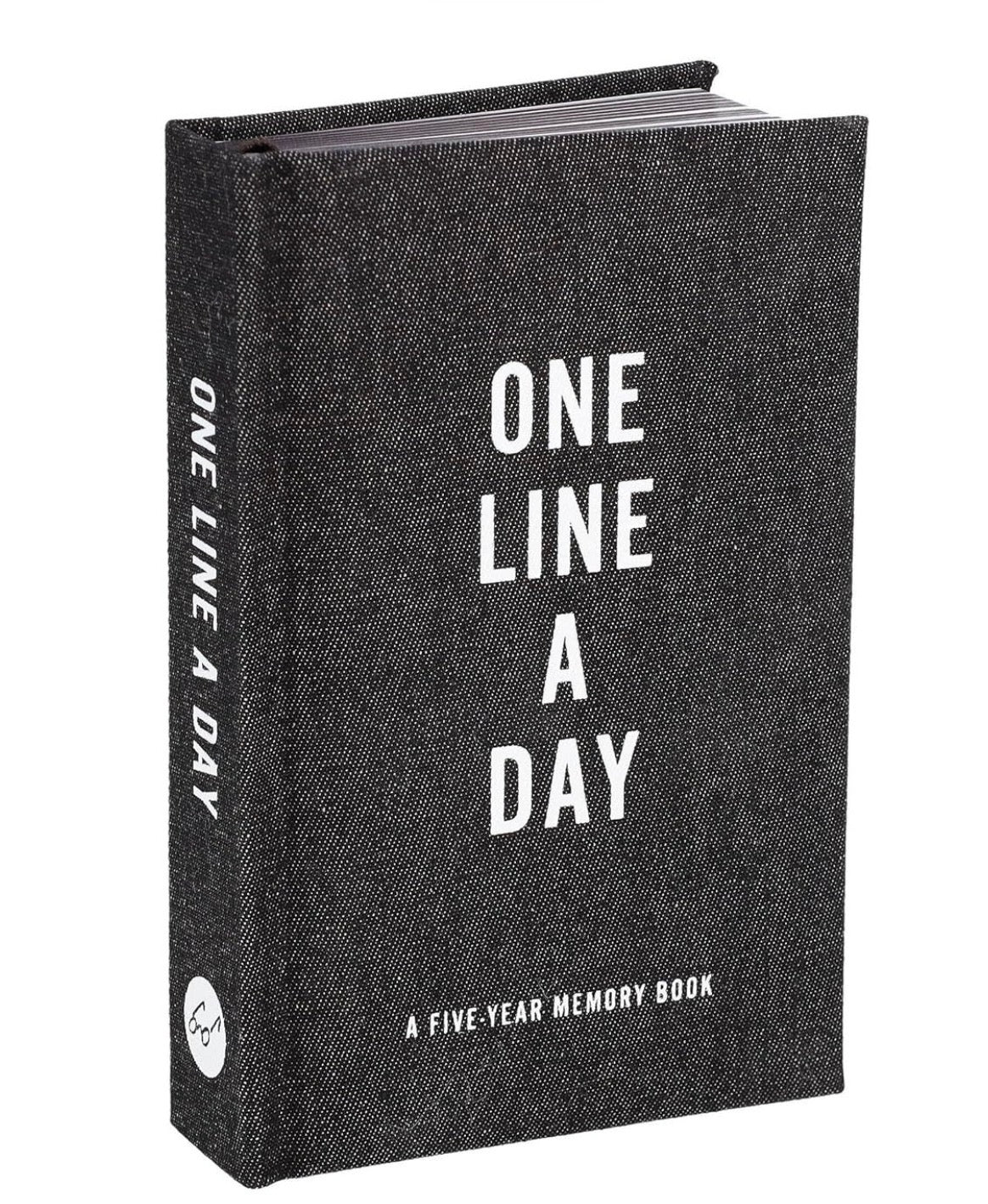 One Line a Day Memory Book - Black Canvas