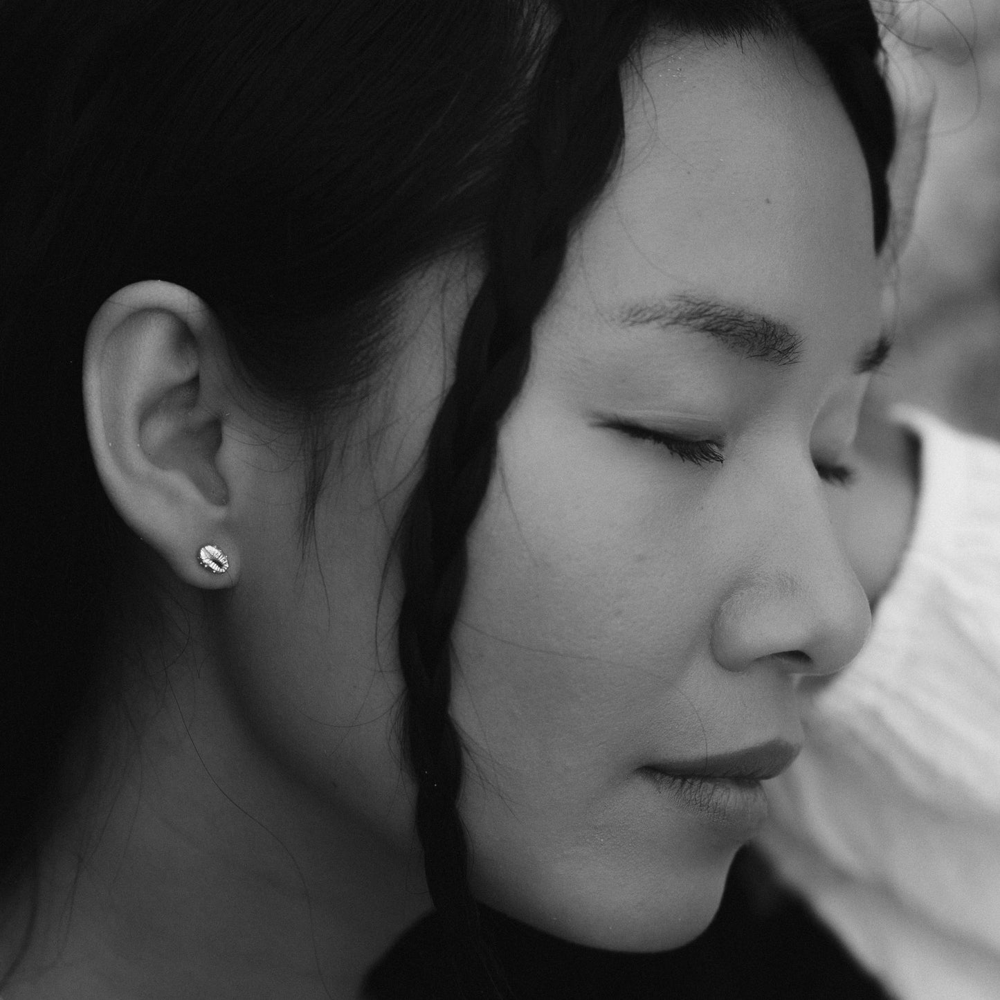 Aphrodite Stud Earrings - Silver