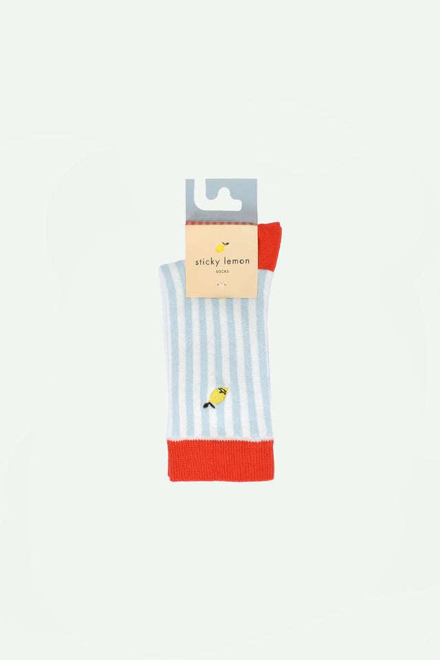 Striped Socks Zissou Blue