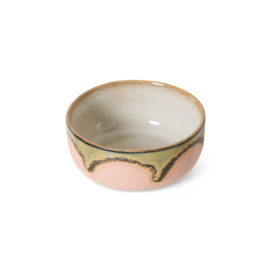 70’s Ceramic Dessert Bowl Gem