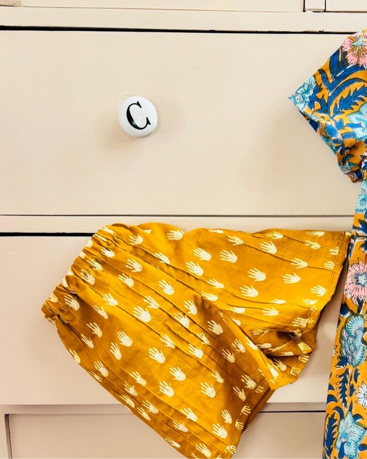 Hand Block Print -  Shorts