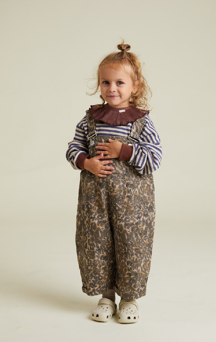 Blythe Leopard Dungarees