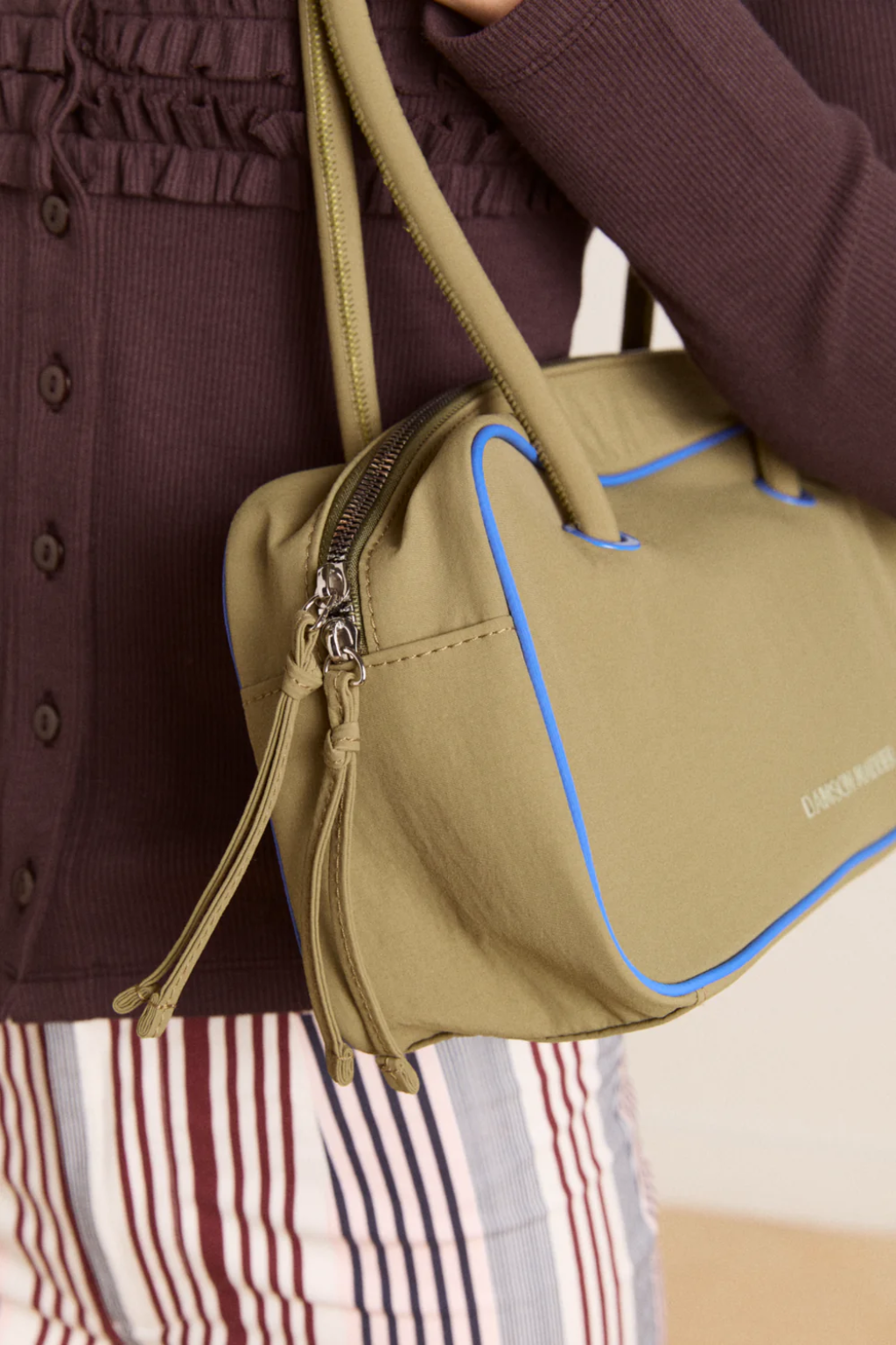 Benny Boiler- Olive/Cobalt