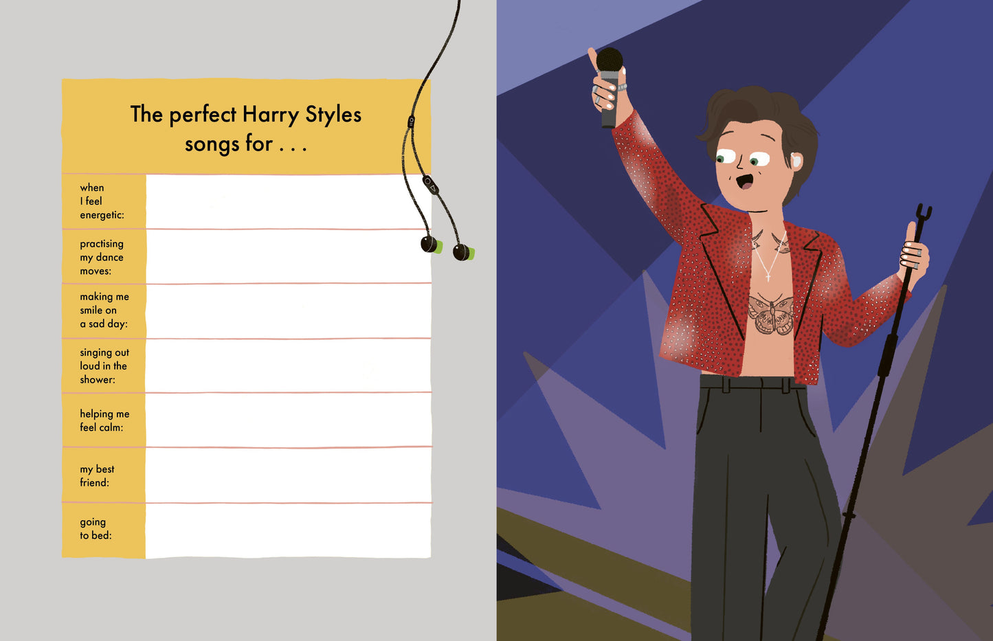 Little People Big Dreams Harry Styles and Me Activity Book