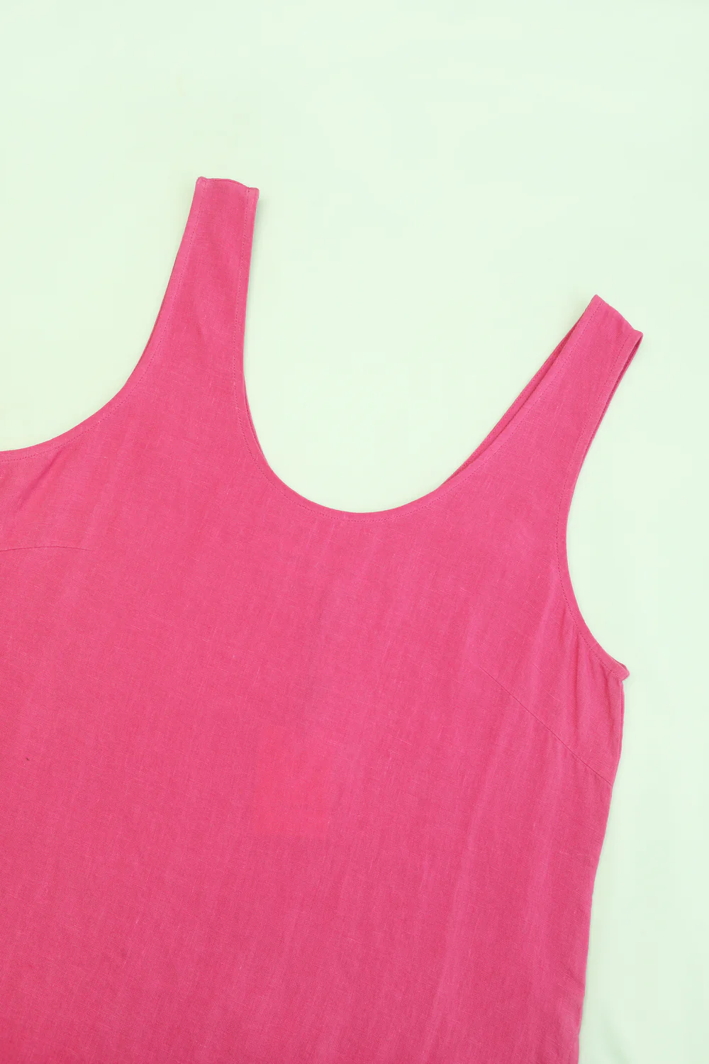 Basic Shift Dress - Fuchsia