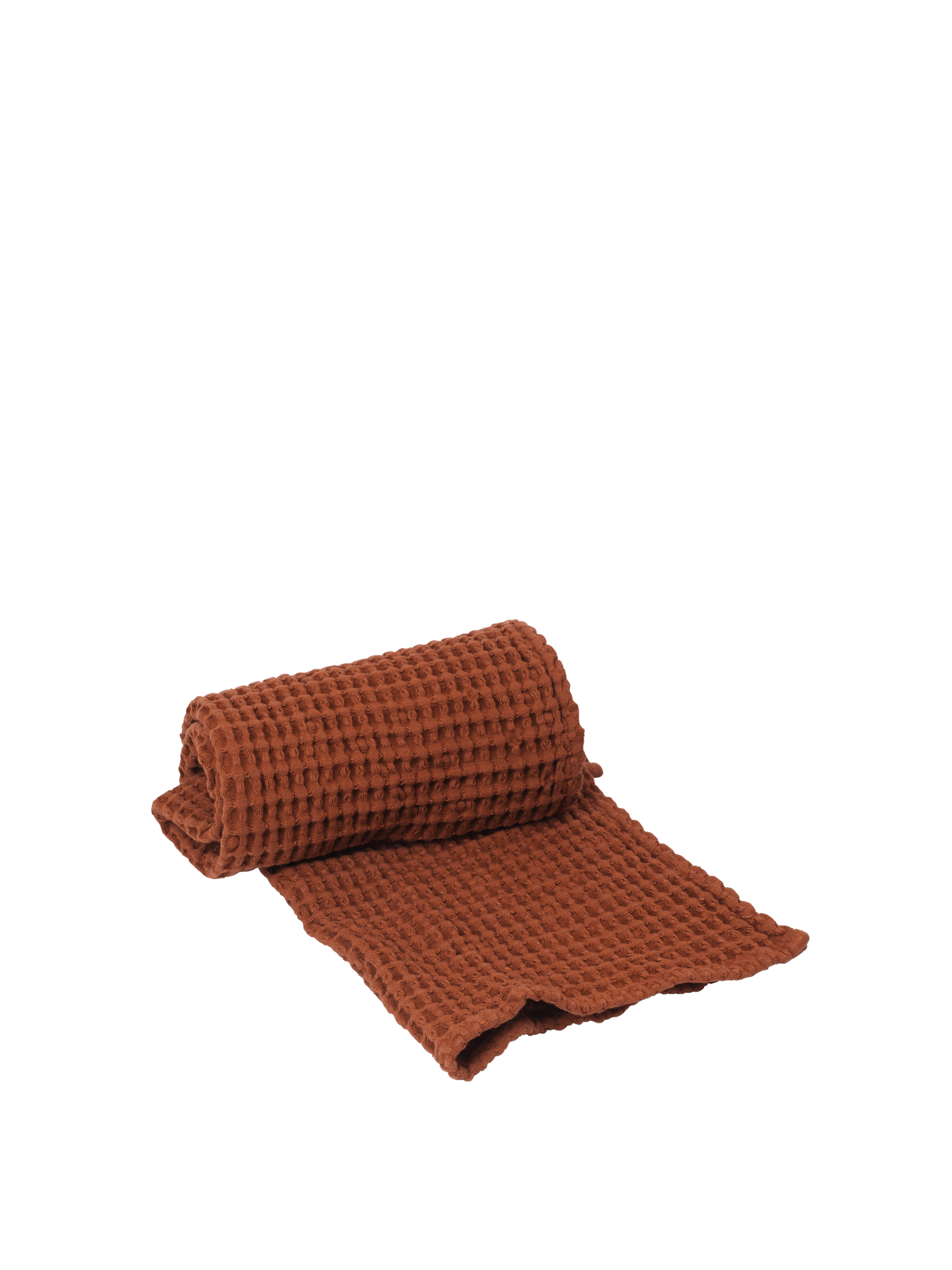 Organic Cotton Hand Towel - Brown Clay