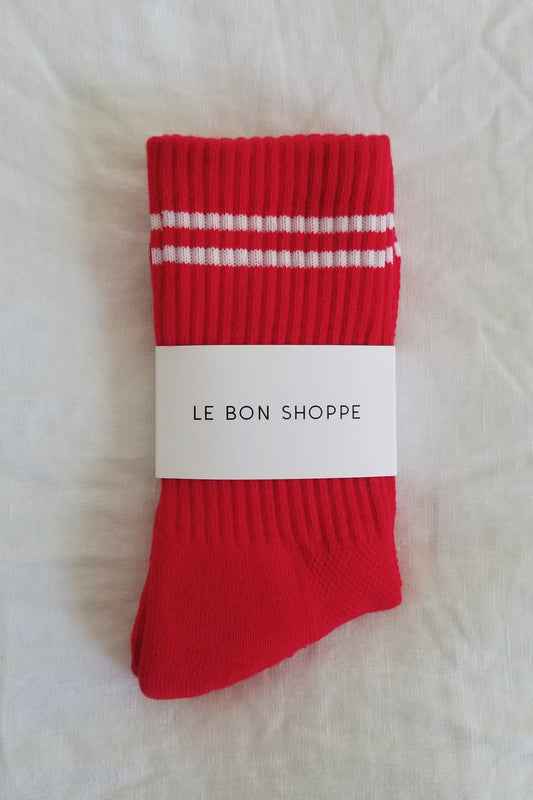 Boyfriend Socks  - Red