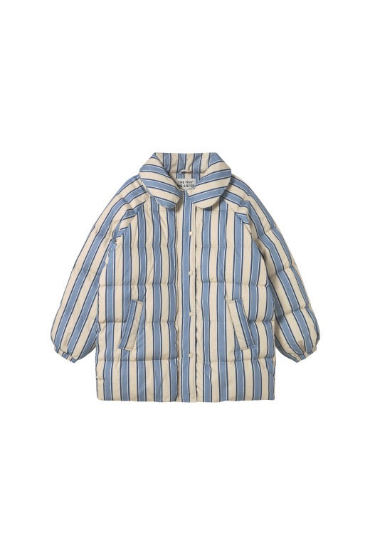 Striped Midi Jacket Vanilla