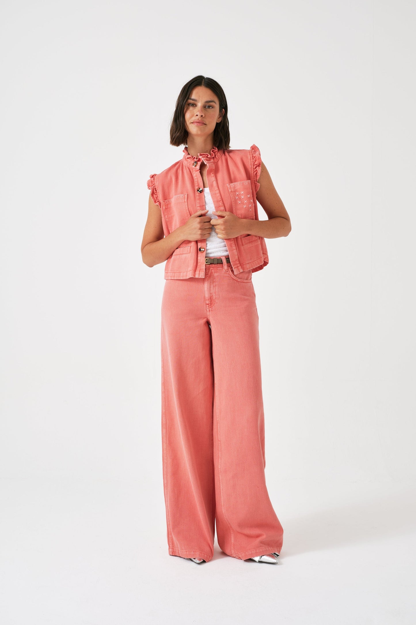Dear Pablo Waistcoat - Mineral Red