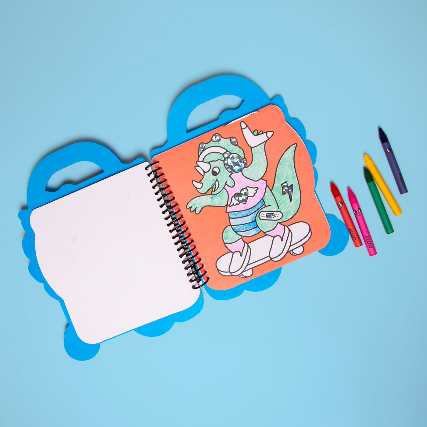 Super Colouring Book & Stickers - Dino