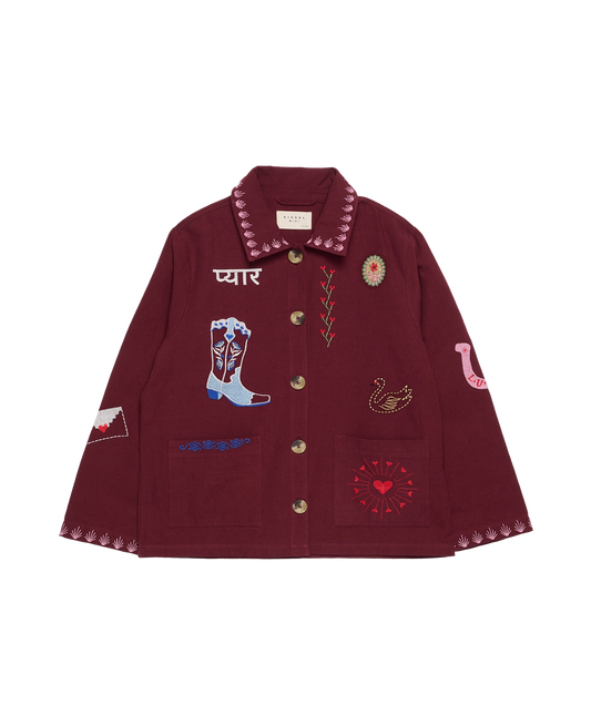 My Mini Jacket - Burgundy