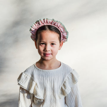 Stripe Ruffle Alice Band